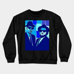 Blues Brother blues by LowEndGraphics Crewneck Sweatshirt